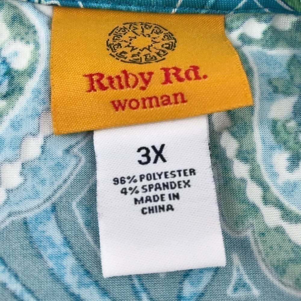 Ruby Rd. Dress Hi-Low Hem Size 3X - Picture 5 of 5